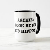 MUG HIPPOS D'ARCHIE (Devant droit)