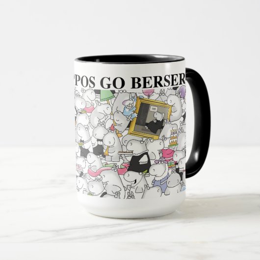 Mug HIPPOS GO BERSERK ! Sandra Boynton (Devant droit)