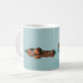 MUG HIPPOS REFROIDISSANT DANS LE BARRAGE (Devant gauche)