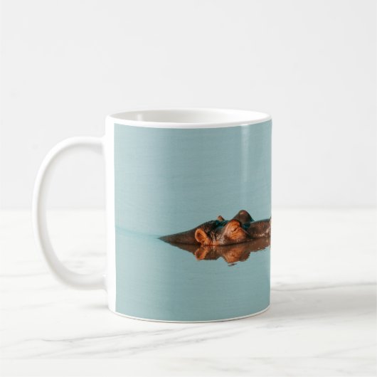 MUG HIPPOS REFROIDISSANT DANS LE BARRAGE (Gauche)