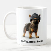 Mug Hipster berger allemand avec Beanie Swagger