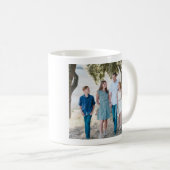 Mug Hipster Papa Photo personnalisée (Devant droit)