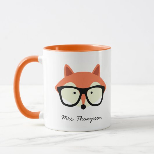 Mug Hipster Red Fox (Gauche)