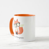 Mug Hipster Red Fox (Devant gauche)
