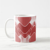 Mug Hipster Rétro, Rouge (Gauche)