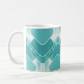 Mug Hipster Rétro, Turquoise (Gauche)