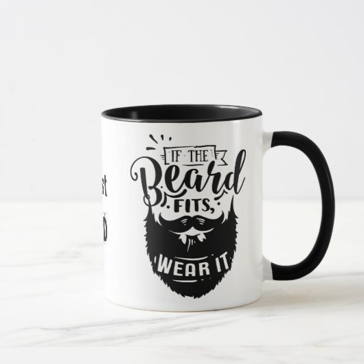 Mug hipster si la barbe convient à la braise de papa f (Droite)