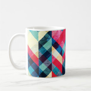 Mug Hipster zigzag : grunge motif sans soudure.