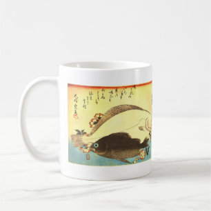 Mug Hirame & Mebaru - Impression de poisson japonais H