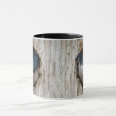 Mug Hirondelle d'arbre dans une boîte à nuit (Centre)
