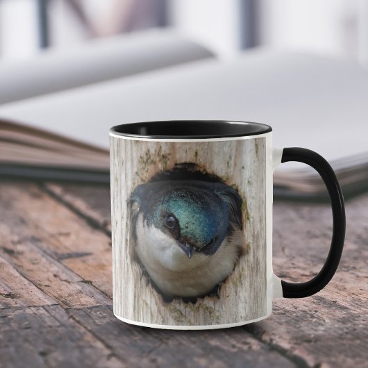 Mug Hirondelle d'arbre dans une boîte à nuit