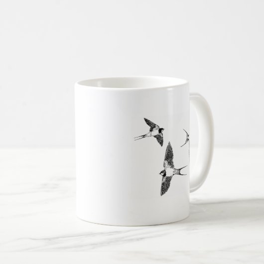 Mug Hirondelles de grange (Devant droit)