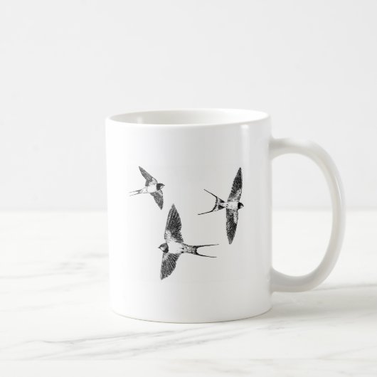 Mug Hirondelles de grange (Droite)