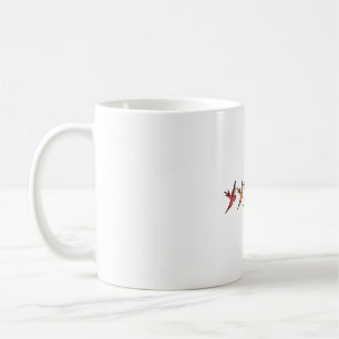 Mug hirondelles de grange arc-en-ciel oiseaux colorés