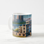 Mug Hiroshima Peace Memorial Park View Japon Travel (Devant gauche)