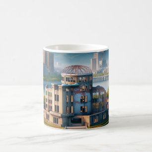 Mug Hiroshima Peace Memorial Park View Japon Travel