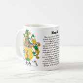 Mug Hirsch, l'origine, la signification et la crête (Devant gauche)