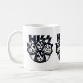 Mug HISS Funny Cat Band Parodie Amoureux de les chats  (Gauche)