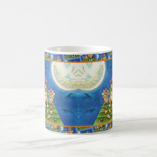 MUG HISS N'FITZ CHATS, TRICK OU TRAITER FUNNY HALLOWEE (Centre)