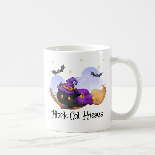 Mug Hisses de chats noirs (Droite)