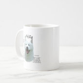 Mug Histoire blanche d'Akita (Devant gauche)