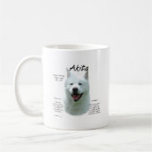 Mug Histoire blanche d'Akita (Gauche)