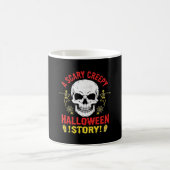 Mug Histoire de crâne de Halloween effrayant et flippa (Centre)