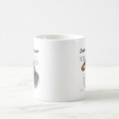 Mug Histoire de Doberman Pinscher noir (Centre)