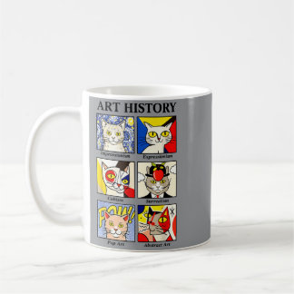 Mug Histoire de l'art félin Peinture drôle Professeur