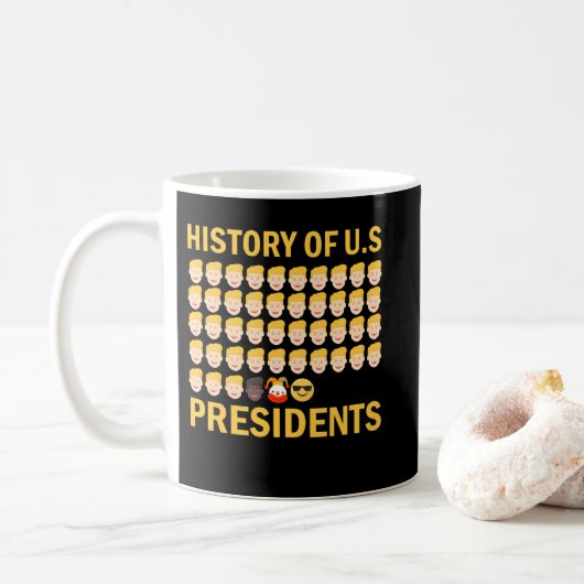 Mug Histoire des présidents américains 46e président C (Avec donut)