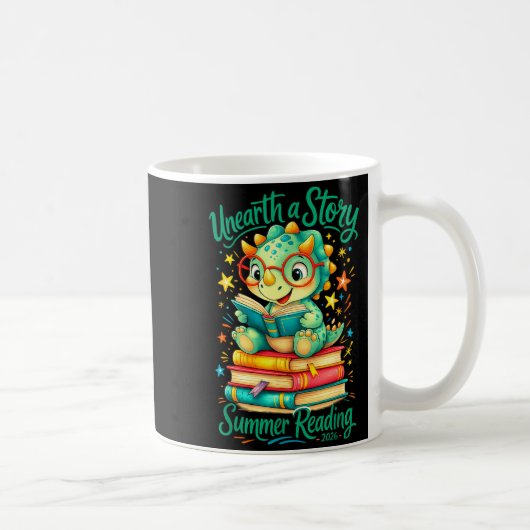 Mug Histoire drôle de dinosaure déterré pour lecture d (Droite)