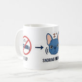 Mug Histoire drôle de l'origine du café Frenchie Maman (Devant gauche)