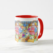 Mug HISTOIRE DU DERNIER COUCHER Rouge (Devant droit)