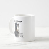 Mug Histoire du loup irlandais gris (Devant gauche)