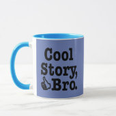 Mug Histoire fraîche Bro avec des pouces (Gauche)