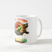 Mug Histoire noire brisant chaque chaîne Afrique Améri (Devant droit)