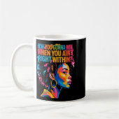 Mug Histoire noire Comment vas-tu gagner quand tu n'es (Gauche)