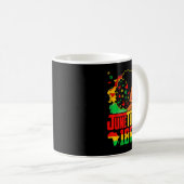 Mug Histoire noire Juneteenth est mon jour de l'indépe (Devant droit)
