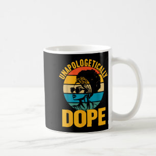 Mug Histoire noire sans excuses Fille afro melanine W