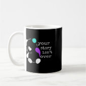 Mug Histoire pas fini - Semicolon Cadeau Prévention du (Gauche)