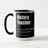Mug Histoire Professeur Funny Professeur Définition (Gauche)