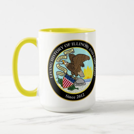 Mug Histoire vivante de l'Illinois et de la communauté (Gauche)