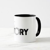 Mug Histoire vraie Croix chrétienne de Pâques (Devant droit)