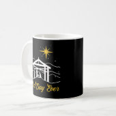 Mug Histoire vraie Noël Jésus Nativité don, Christie (Devant gauche)