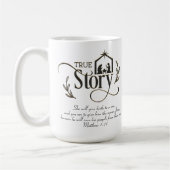 Mug Histoire vraie Noël religieux (Gauche)