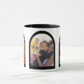 Mug Histoires d'arc géométrique moderne Photo de famil (Centre)