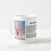 Mug Histoires stupides : Manger de l'homme de café de (Devant gauche)