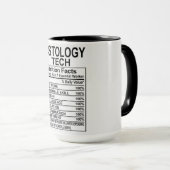 Mug Histologie Technologie Nutrition Faits (Devant droit)