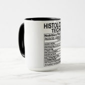 Mug Histologie Technologie Nutrition Faits (Devant gauche)