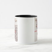 Mug Historiated parafent "L" dépeignant l'arbre de (Centre)
